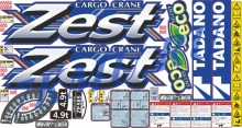 Комплект наклеек для КМУ Tadano Zest 580